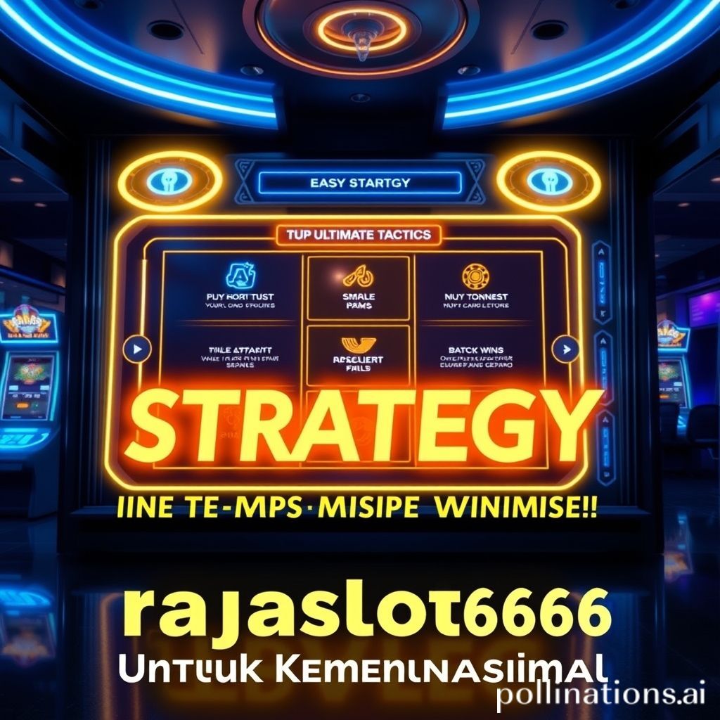 Strategi Terbaik Rajaslot666 Untuk Kemenangan Maksimal.